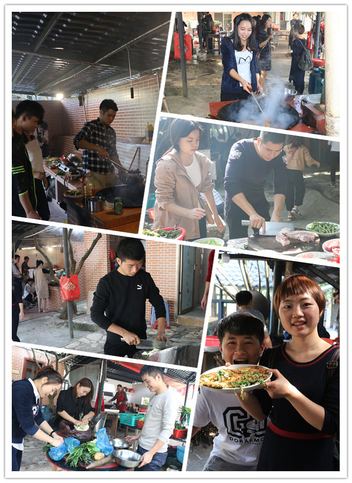 美食環節——才藝展示,各顯神通