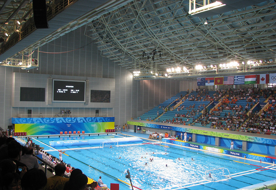 <b>2008年北京奧運會英東游泳館</b>